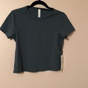 Classic Fit Cotton Blend tee Green Jasper